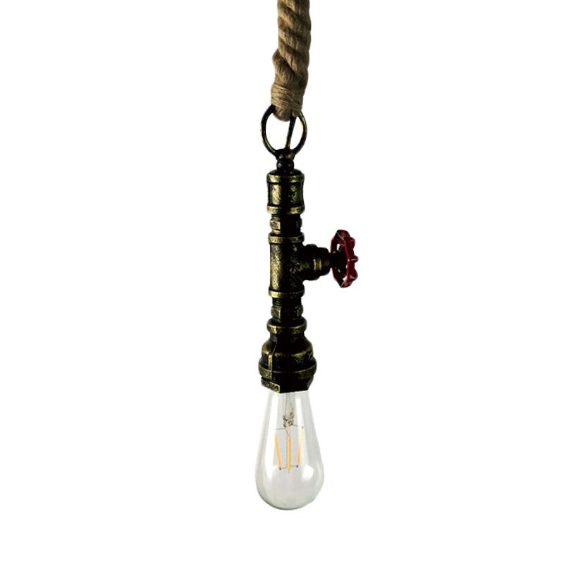 Conrad's Industrial Pendant: Vintage Charm & Pipe Design