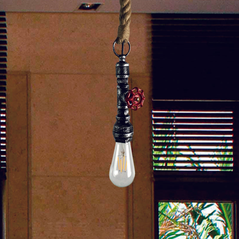 Conrad's Industrial Pendant: Vintage Charm & Pipe Design