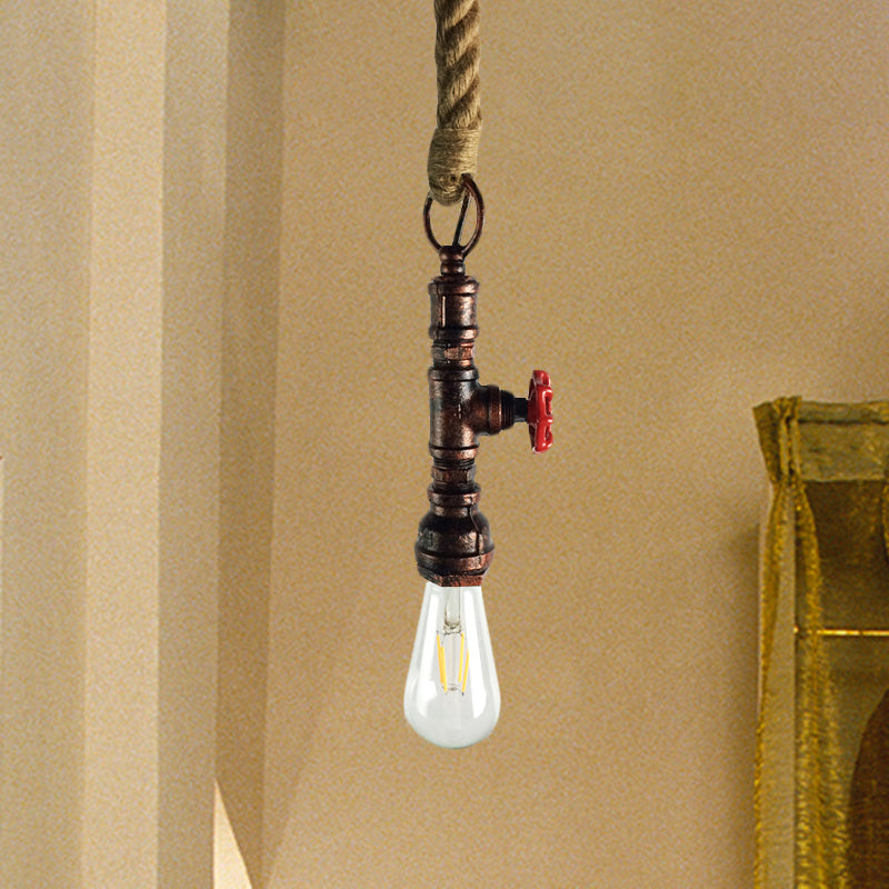 Conrad's Industrial Pendant: Vintage Charm & Pipe Design