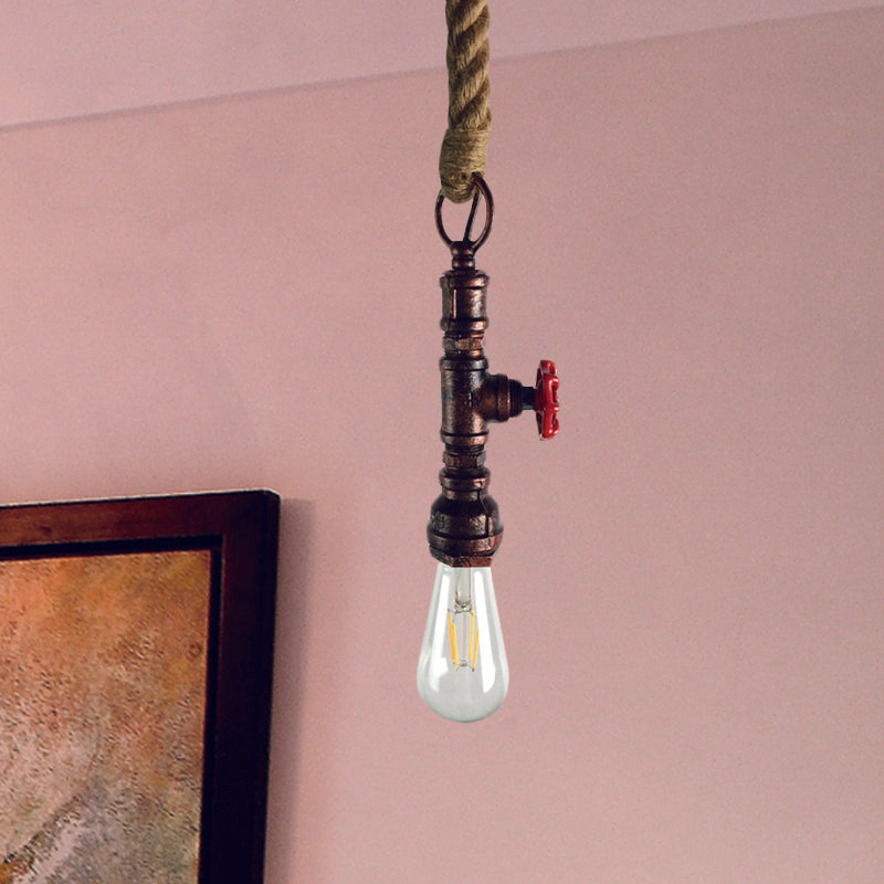 Conrad's Industrial Pendant: Vintage Charm & Pipe Design