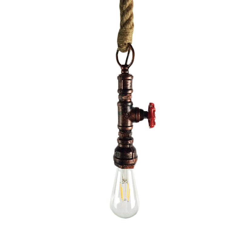 Conrad's Industrial Pendant: Vintage Charm & Pipe Design