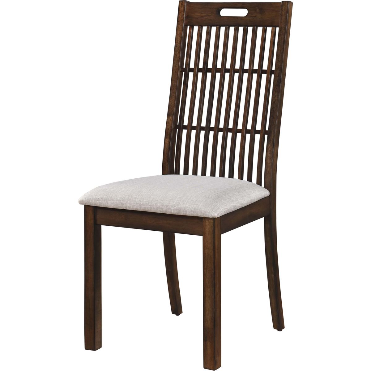 2 Pieces Set Dining Side Chair Rustic Modern Farmhouse Design Retro Design Easy to Assembly