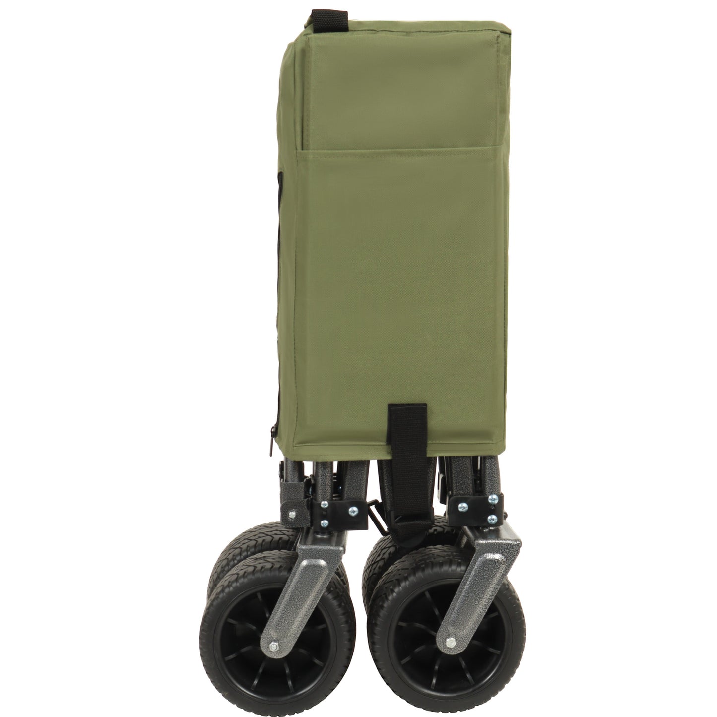 Utility Park Garden Cart Tool Customized Color Folding Camping Trolley Outdoor Picnic Beach Wagon, Green