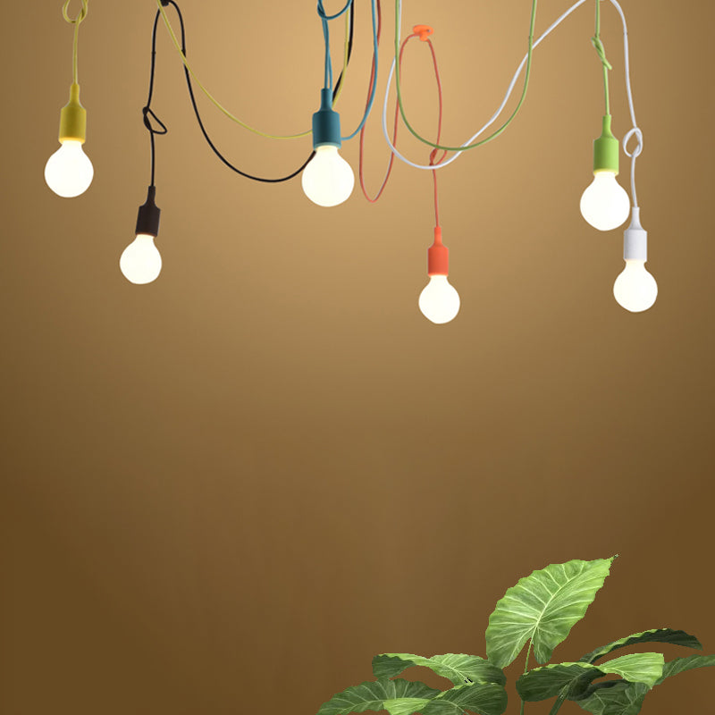 Illuminate Your Space with Industrial Flair: The Multi-Light Swag Pendant Light