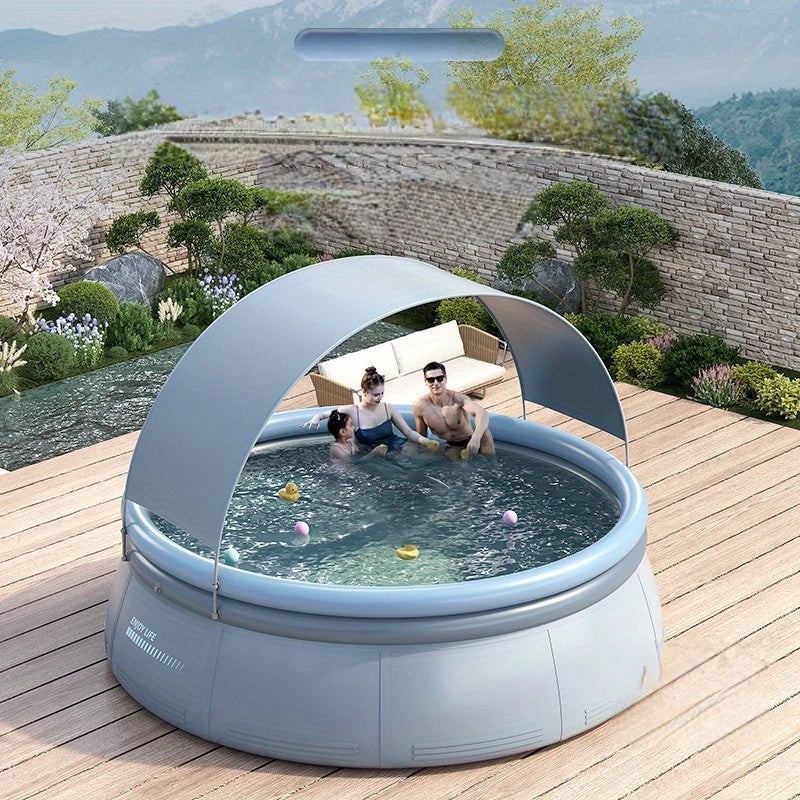 118.11inx25.98in outdoor inflatable swimming pool