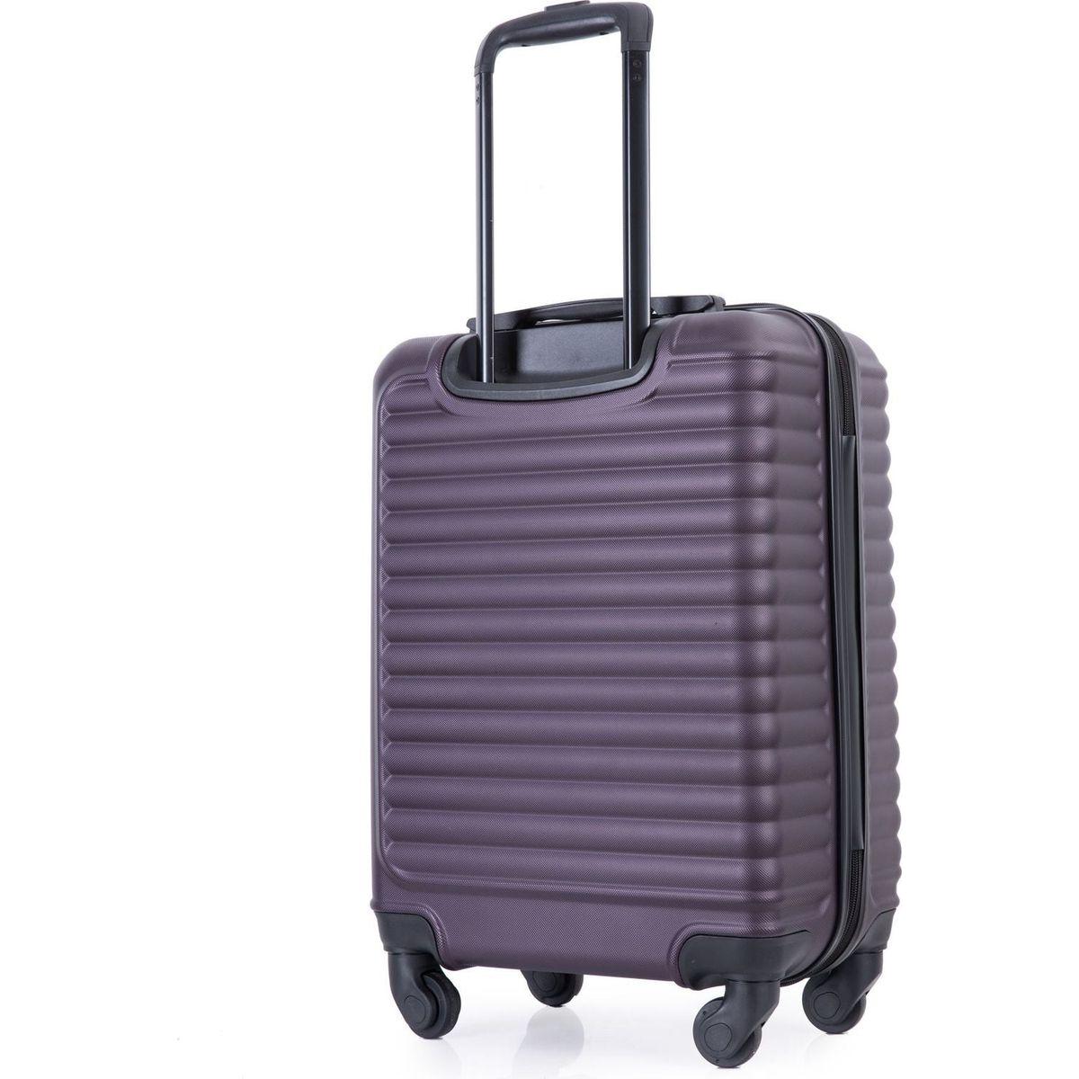 20" Carry on Luggage Lightweight Suitcase, Spinner Wheels, Purple
