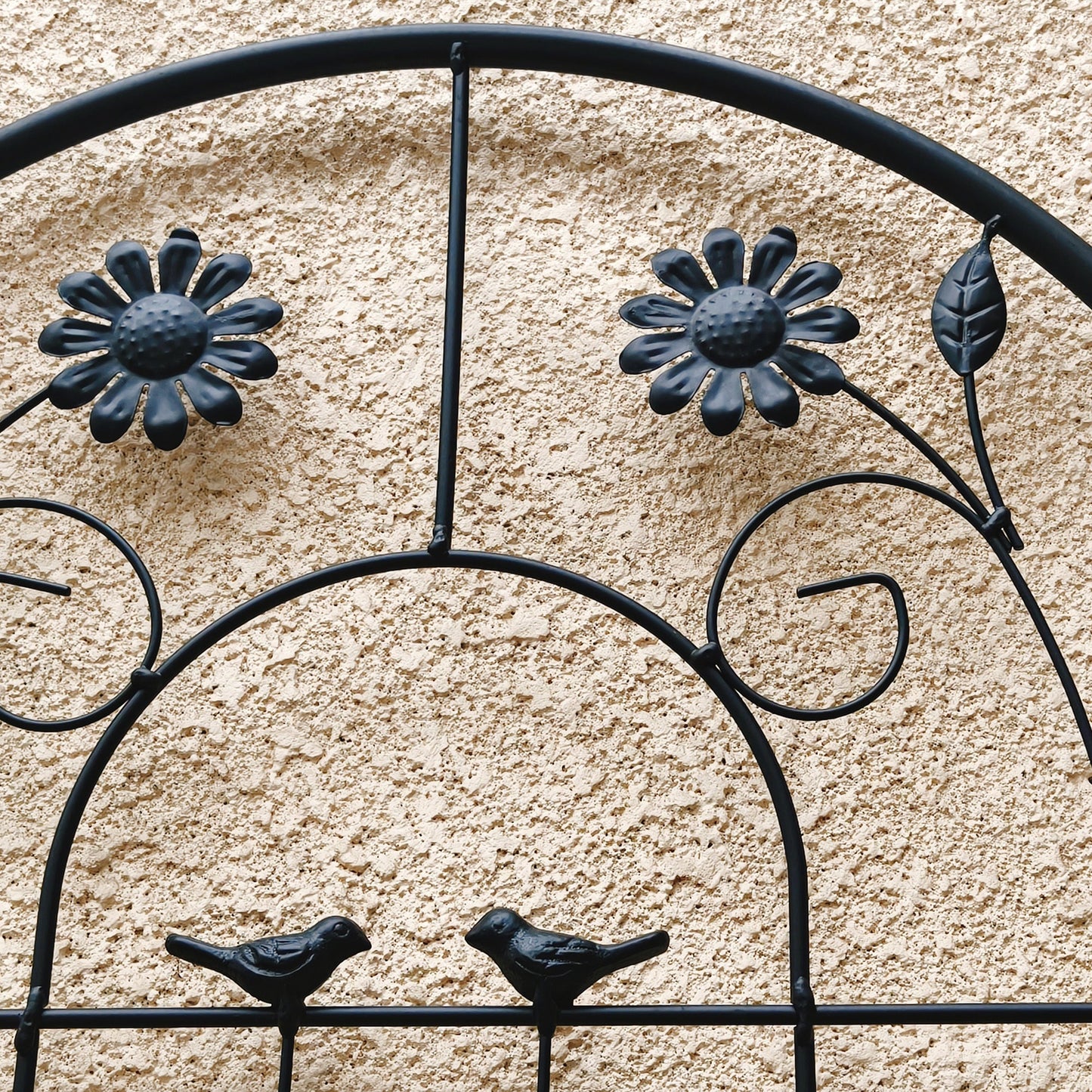 2 Pack Metal Garden Trellis 71' x 19.7' Rustproof Trellis for Climbing Plants Outdoor Flower Support Black
