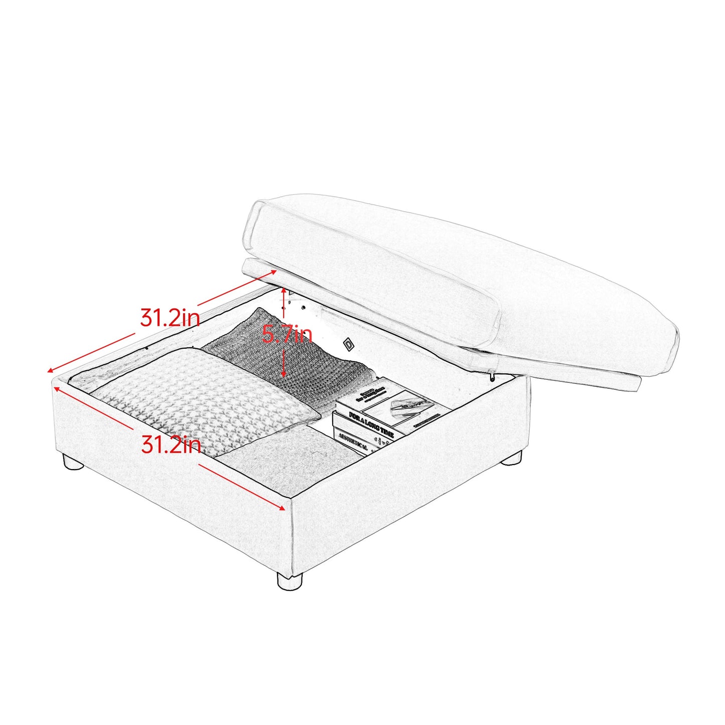 24Corner Sofa -White