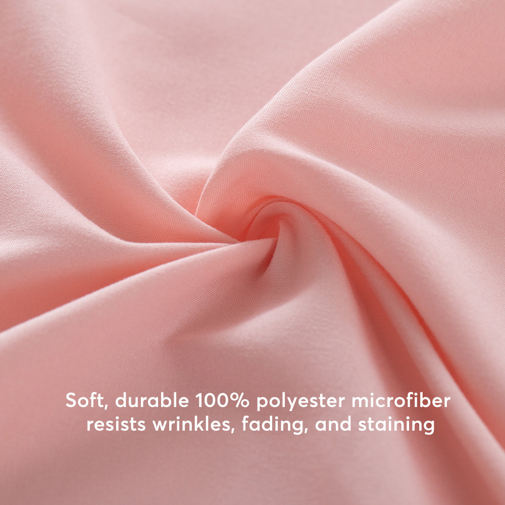 Kasentex All Season Deep Pocket Fitted Sheet Set with Pillowcases, Room Decor, Graduation Gifts