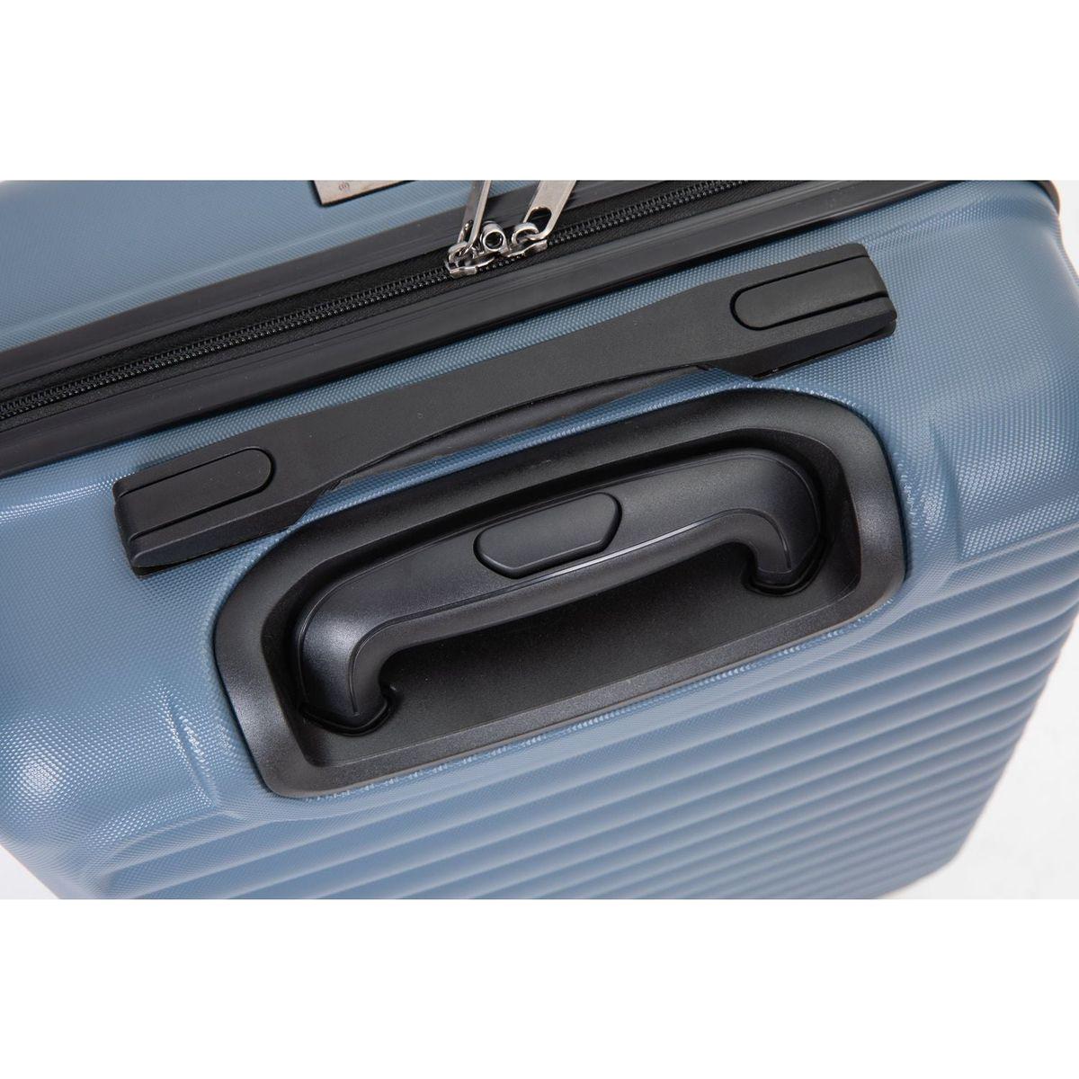 20" Carry on Luggage Lightweight Suitcase, Spinner Wheels, Blue