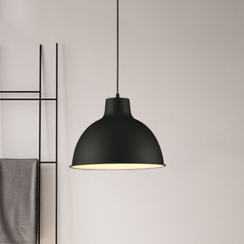 Josie Industrial Dome Pendant: Modern Loft Style with Adjustable Cord