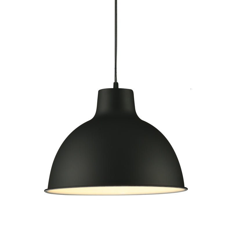 Josie Industrial Dome Pendant: Modern Loft Style with Adjustable Cord