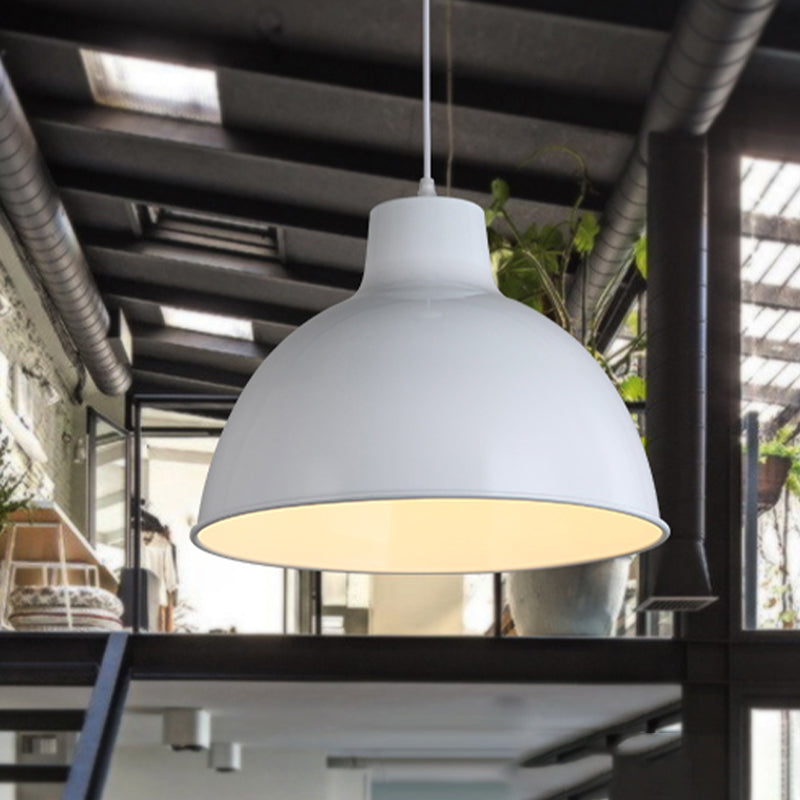 Josie Industrial Dome Pendant: Modern Loft Style with Adjustable Cord