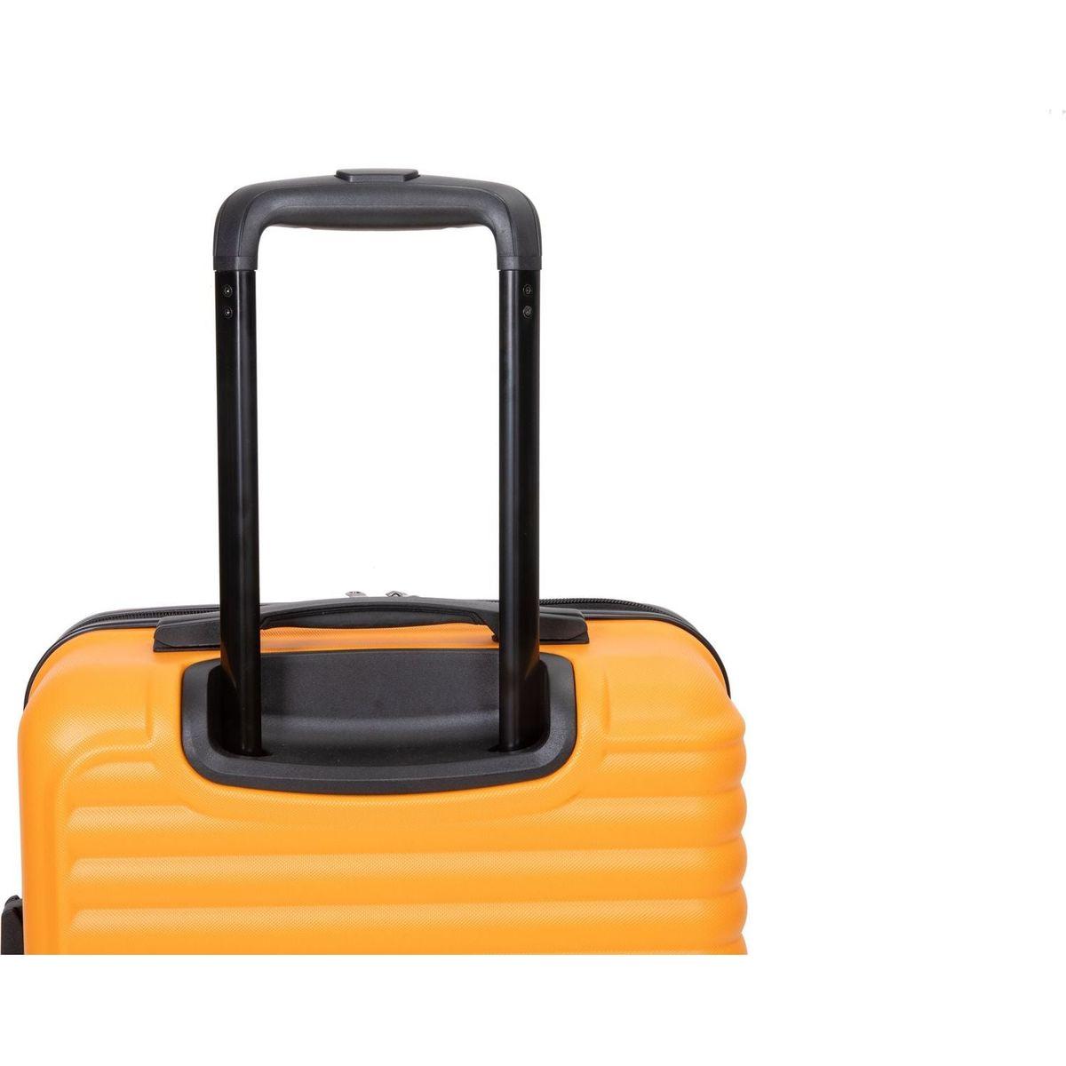 20" Carry on Luggage Lightweight Suitcase, Spinner Wheels, Orange
