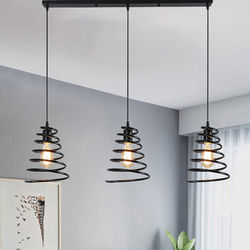 Clara's Industrial Chic 3-Light Pendant Light