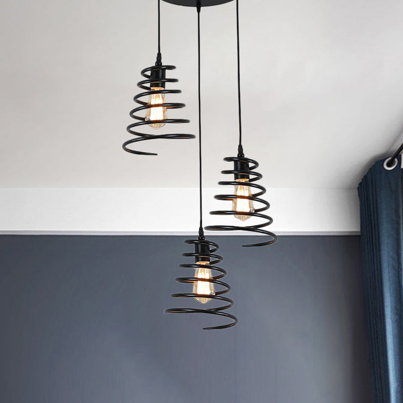 Clara's Industrial Chic 3-Light Pendant Light