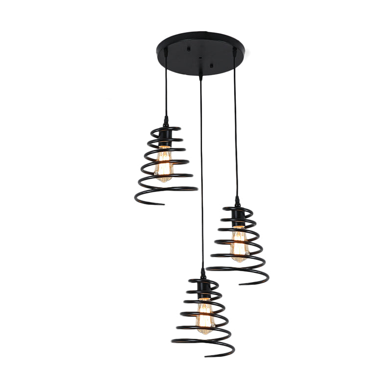 Clara's Industrial Chic 3-Light Pendant Light