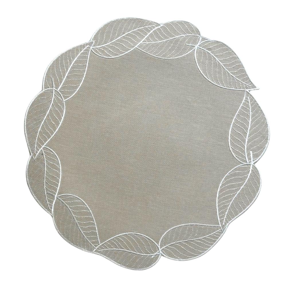 Area Rug: Leaf Placemat by Talah Home