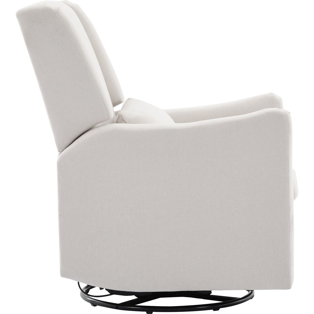 29.5'' Wide Wingback Swivel Rocker Recliner Chair, Glider Rocker Recliner, Rocking Chair Nursery for Living Room Bedroom Apartment,Linen,Beige