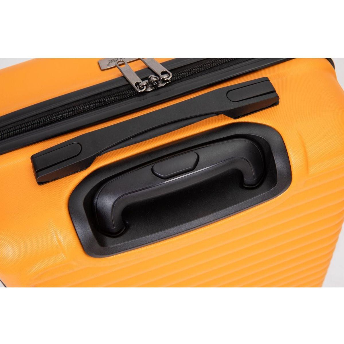 20" Carry on Luggage Lightweight Suitcase, Spinner Wheels, Orange