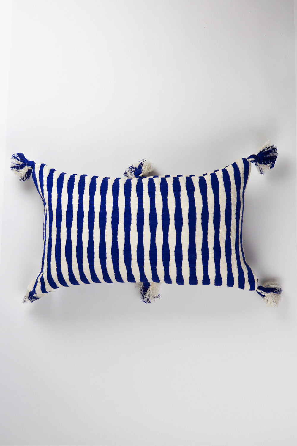 Antigua Pillow - Royal Blue Stripe