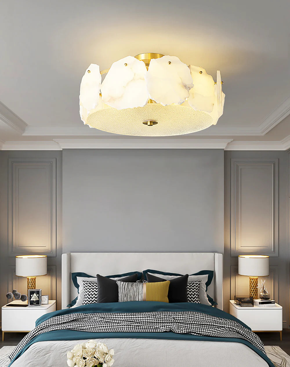 Artze Alabaster Ceiling Light