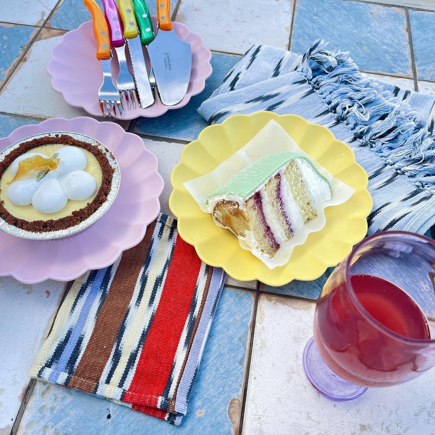Xela Blue Kitchen Towel