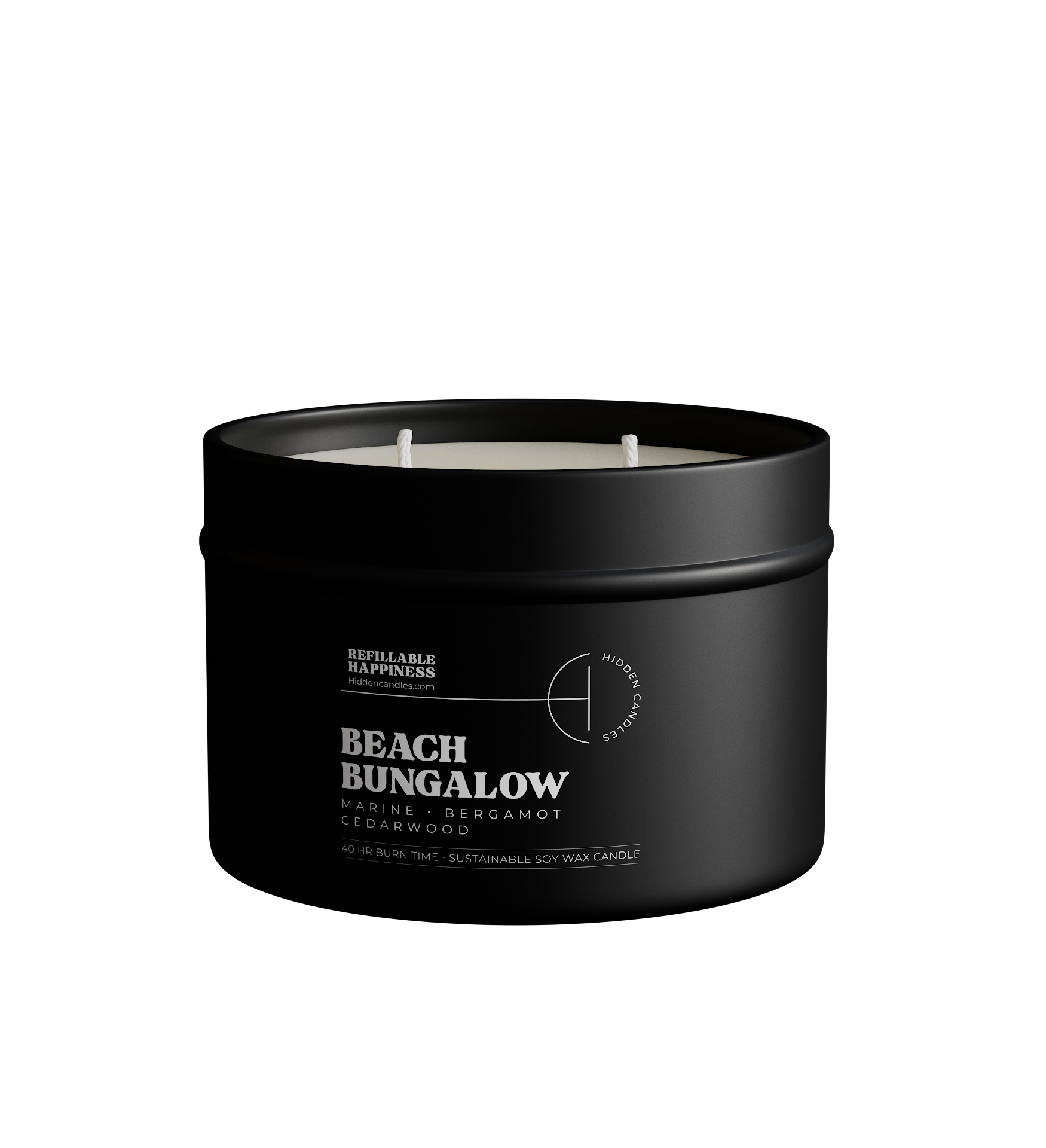 Smart Home Device: Beach Bungalow Candle Refill by Hidden Candles