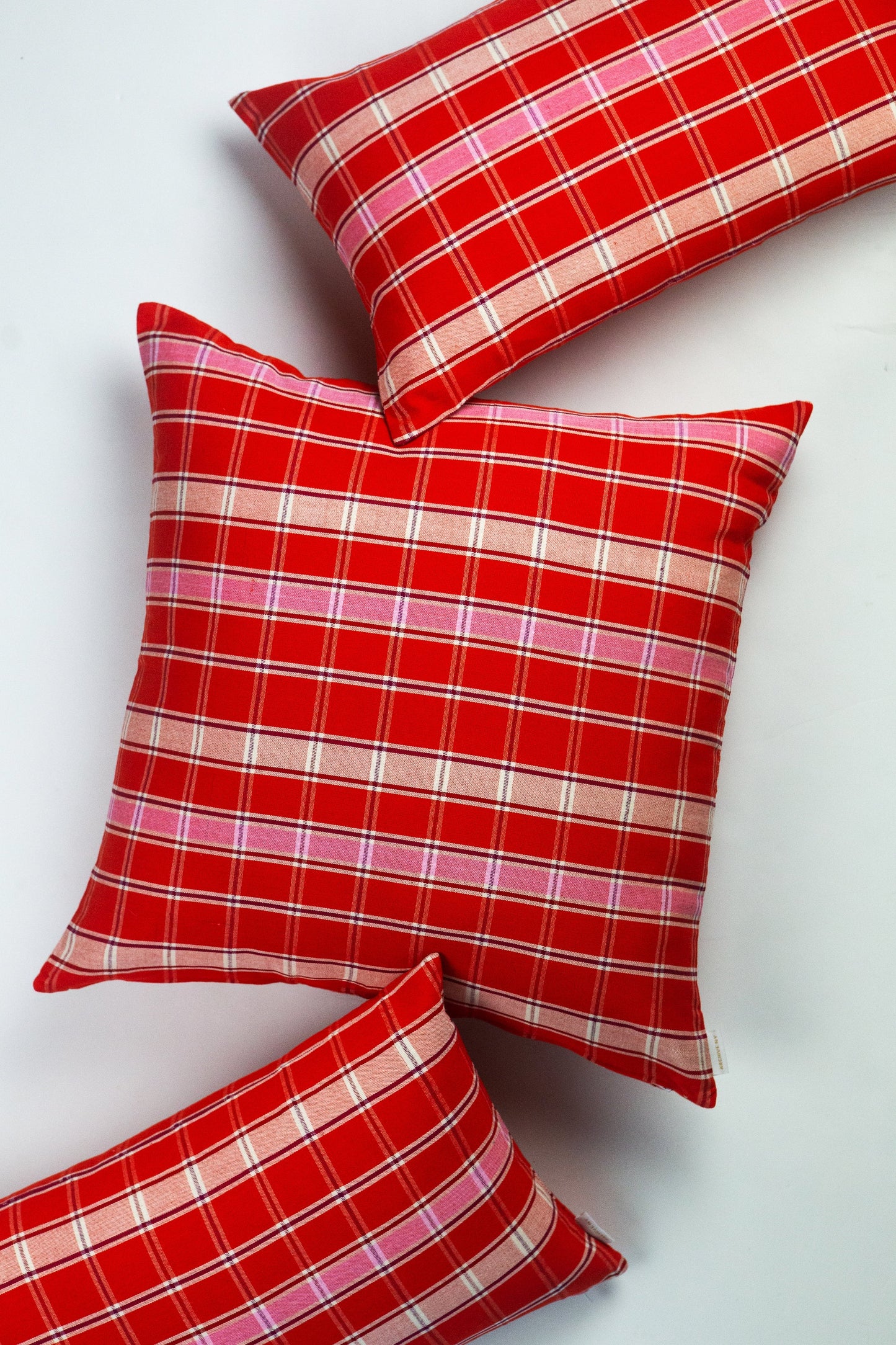 Camila Plaid Square Pillow