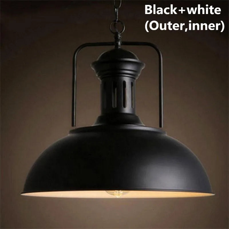 Vintage Country Loft Pendant Light - Illuminate Your Villa, Cafe, Bookstore, or Pub with Industrial Elegance