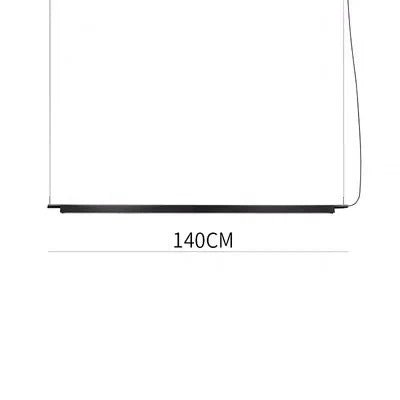 Artistic LED Linear Pendant Lamp - Ideal for Dining Tables, Kitchens, and Bars