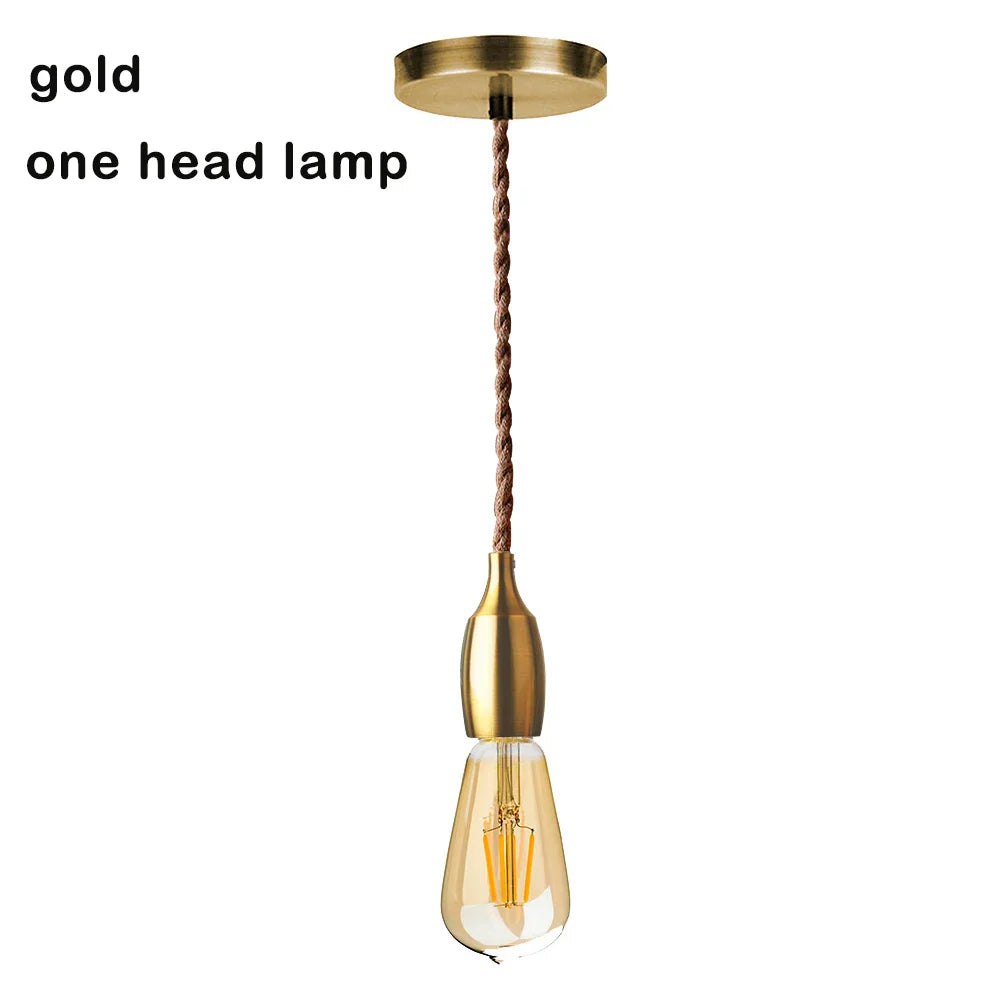 Amélie's Nordic Modern Pendant Light - Industrial Retro E27 Aluminum Lampholder