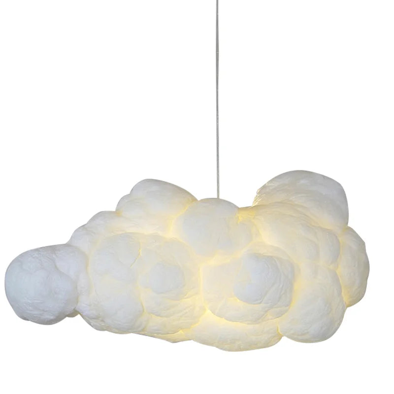Post Modern Cloud Chandelier Lights - Ideal for Bars, Cafes, and Living Room Bedroom Decor - Unique Cloud Pendant Lamp Inspired Decorative Lighting Fixture