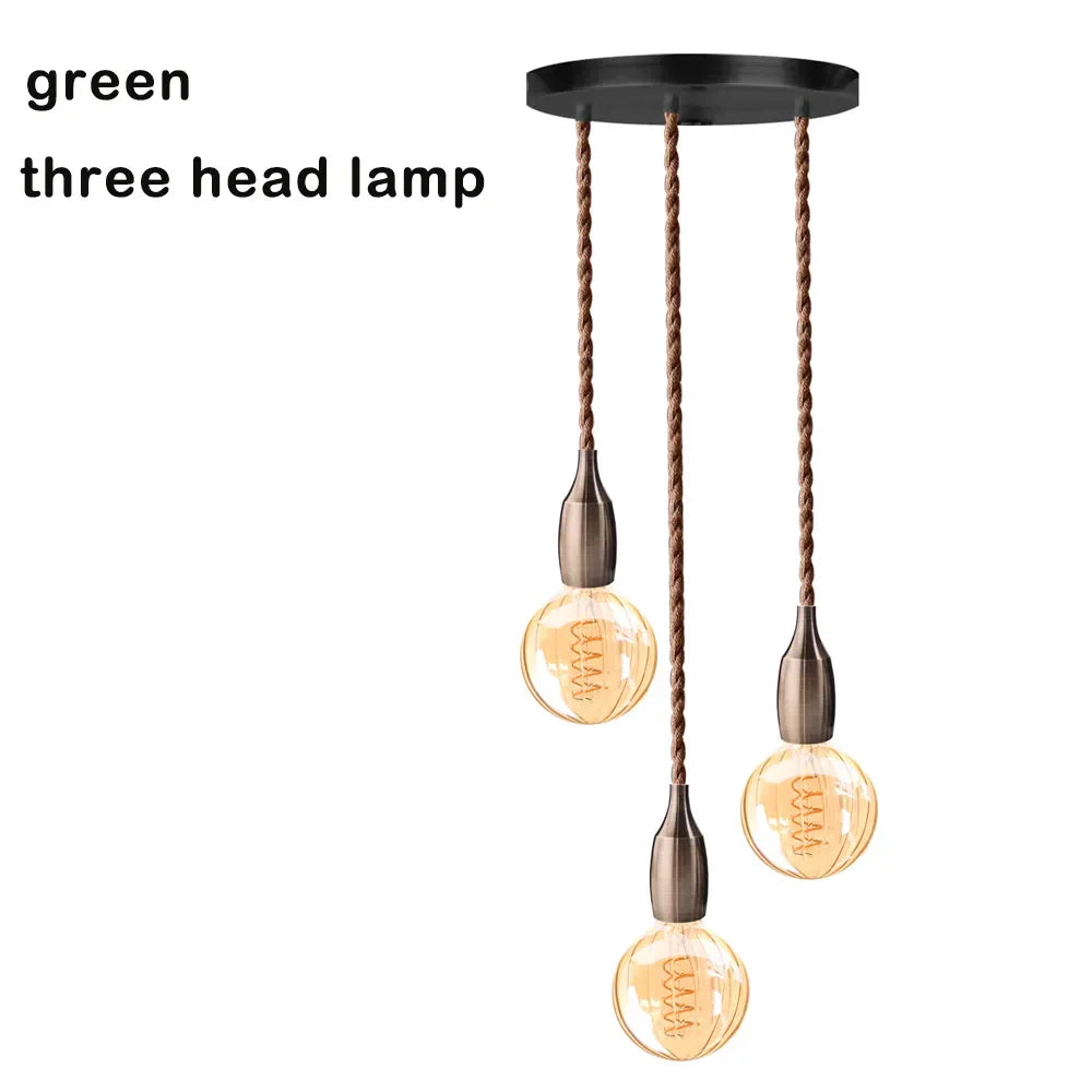 Amélie's Nordic Modern Pendant Light - Industrial Retro E27 Aluminum Lampholder