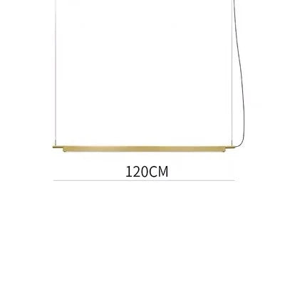 Artistic LED Linear Pendant Lamp - Ideal for Dining Tables, Kitchens, and Bars