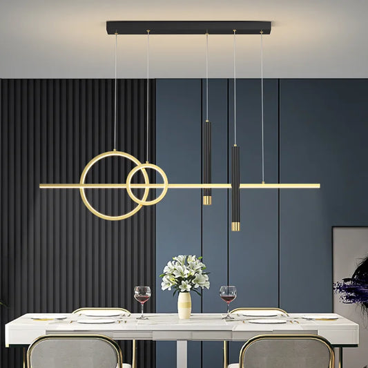 Contemporary LED Pendant Lights - Ideal for Dining Tables, Kitchens, Bedrooms, Living Rooms, and More