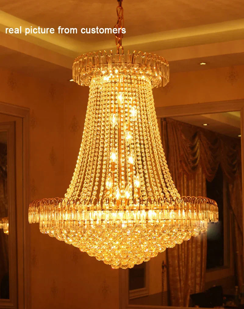 60cm Lustres Chandeliers - Elegant Home Decor for Living Rooms, Dining Rooms, and Restaurants