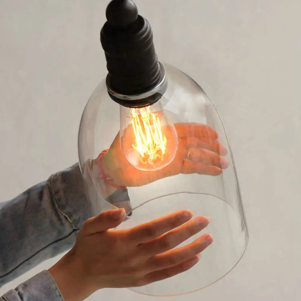 Edison Vintage Glass Pendant Lamp - Retro Loft Industrial Lighting Fixture