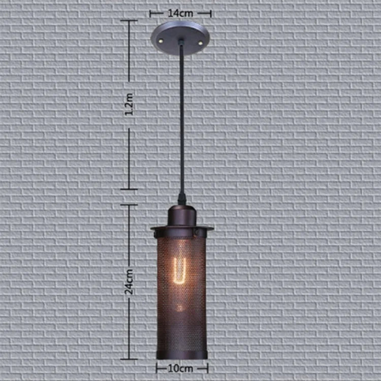 Alice's Vintage Mesh Cage Pendant Light