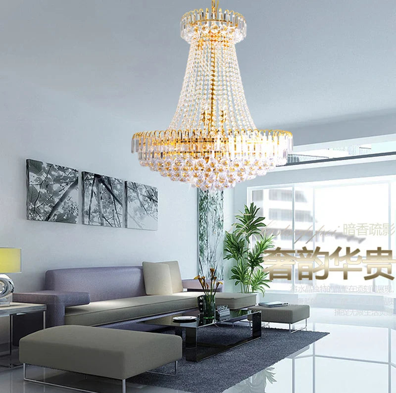 60cm Lustres Chandeliers - Elegant Home Decor for Living Rooms, Dining Rooms, and Restaurants