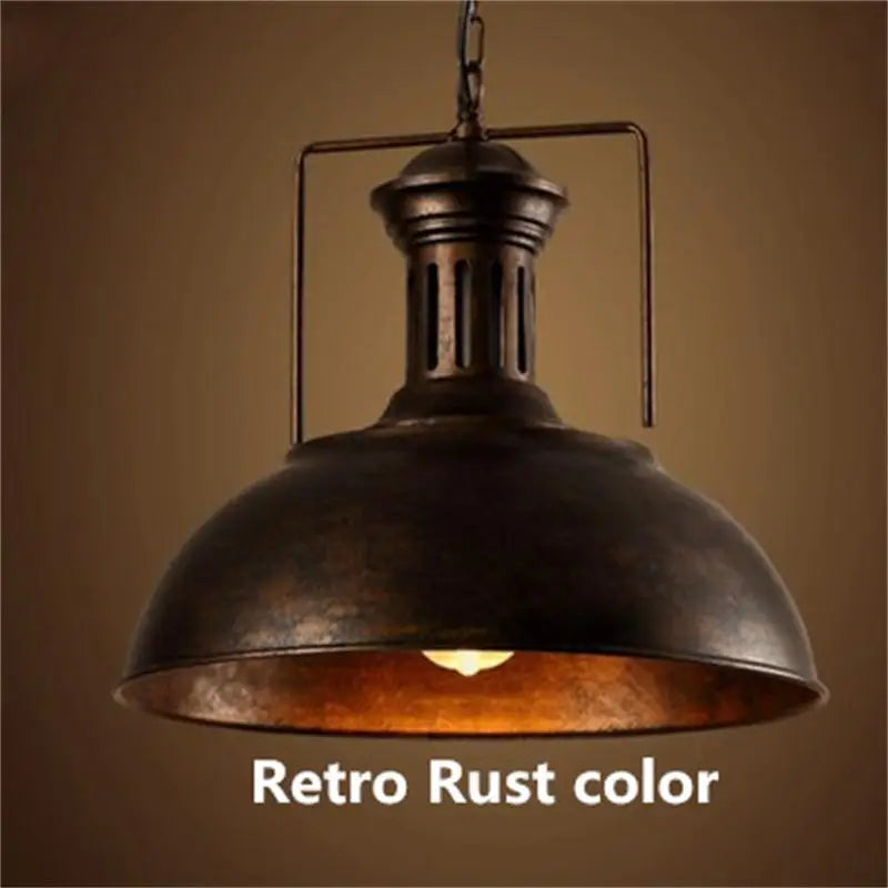 Vintage Country Loft Pendant Light - Illuminate Your Villa, Cafe, Bookstore, or Pub with Industrial Elegance