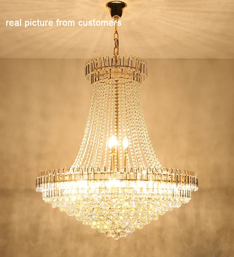 60cm Lustres Chandeliers - Elegant Home Decor for Living Rooms, Dining Rooms, and Restaurants