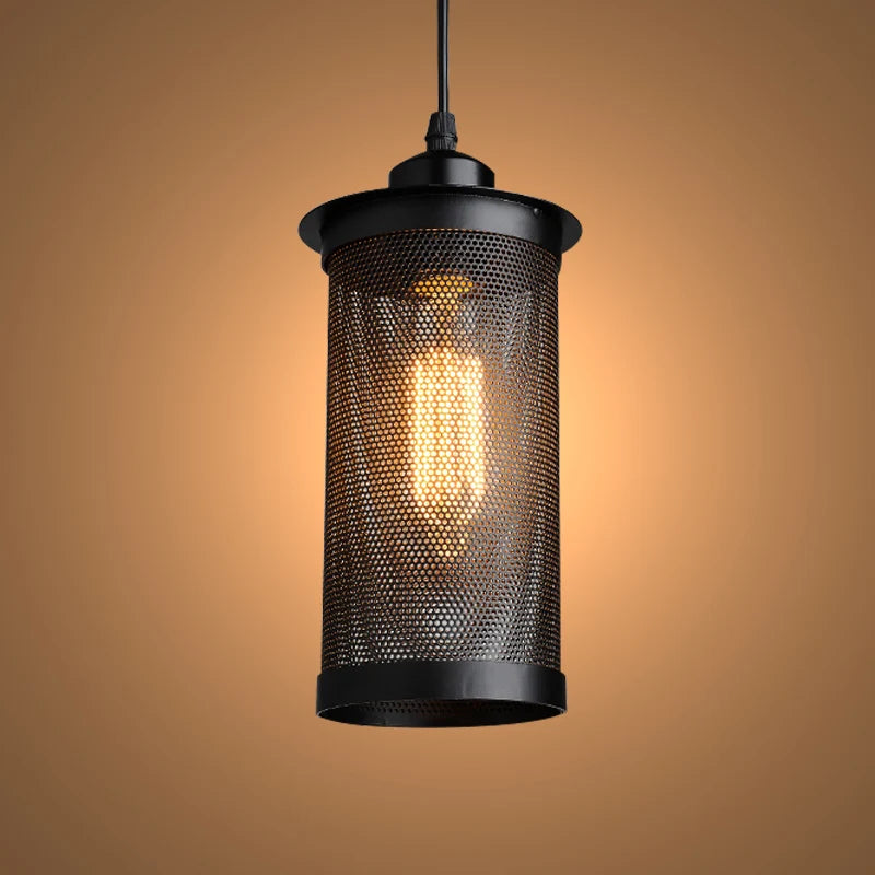 Alice's Vintage Mesh Cage Pendant Light