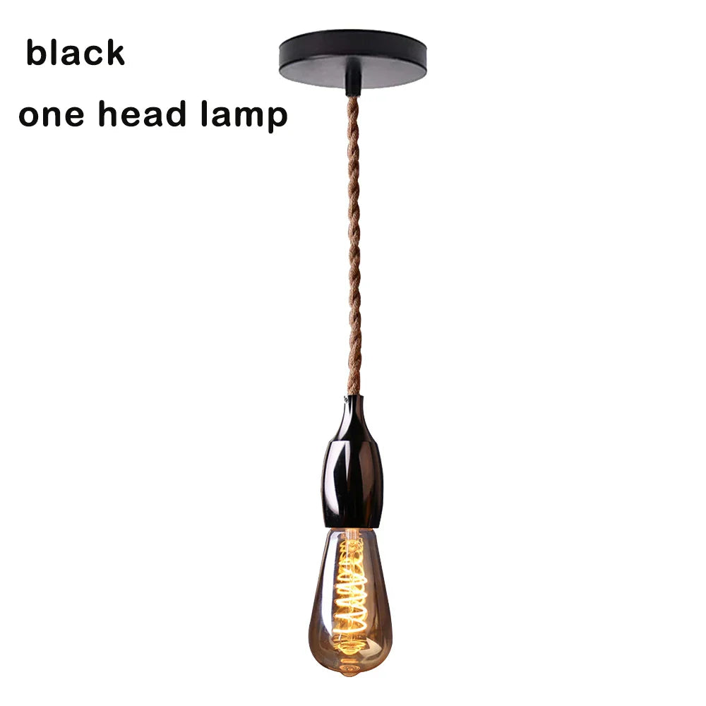 Amélie's Nordic Modern Pendant Light - Industrial Retro E27 Aluminum Lampholder