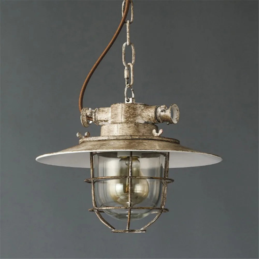 Industrial LED Pendant Light - Vintage Charm for Dining, Bar, and Loft Spaces