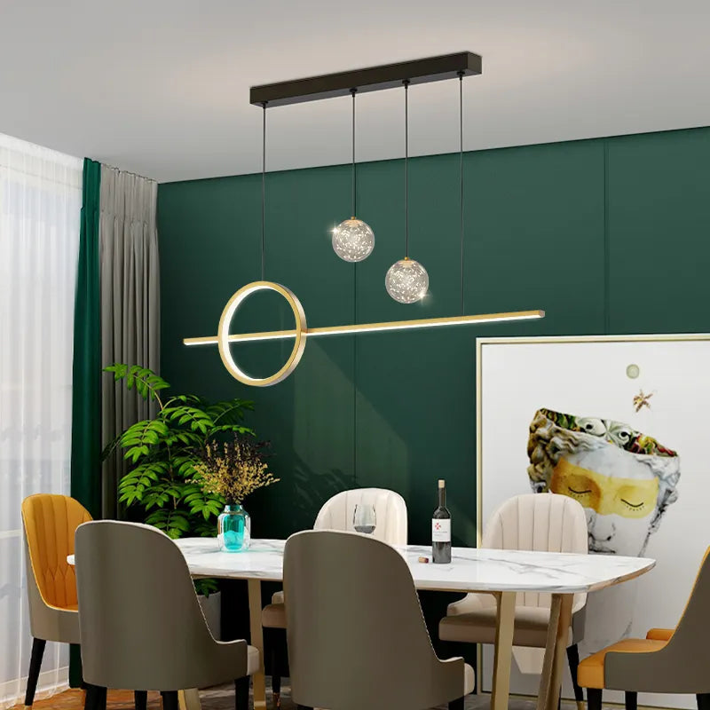 Contemporary LED Pendant Lights - Ideal for Dining Tables, Kitchens, Bedrooms, Living Rooms, and More