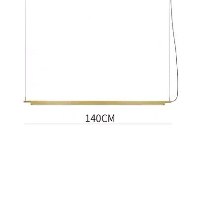 Artistic LED Linear Pendant Lamp - Ideal for Dining Tables, Kitchens, and Bars