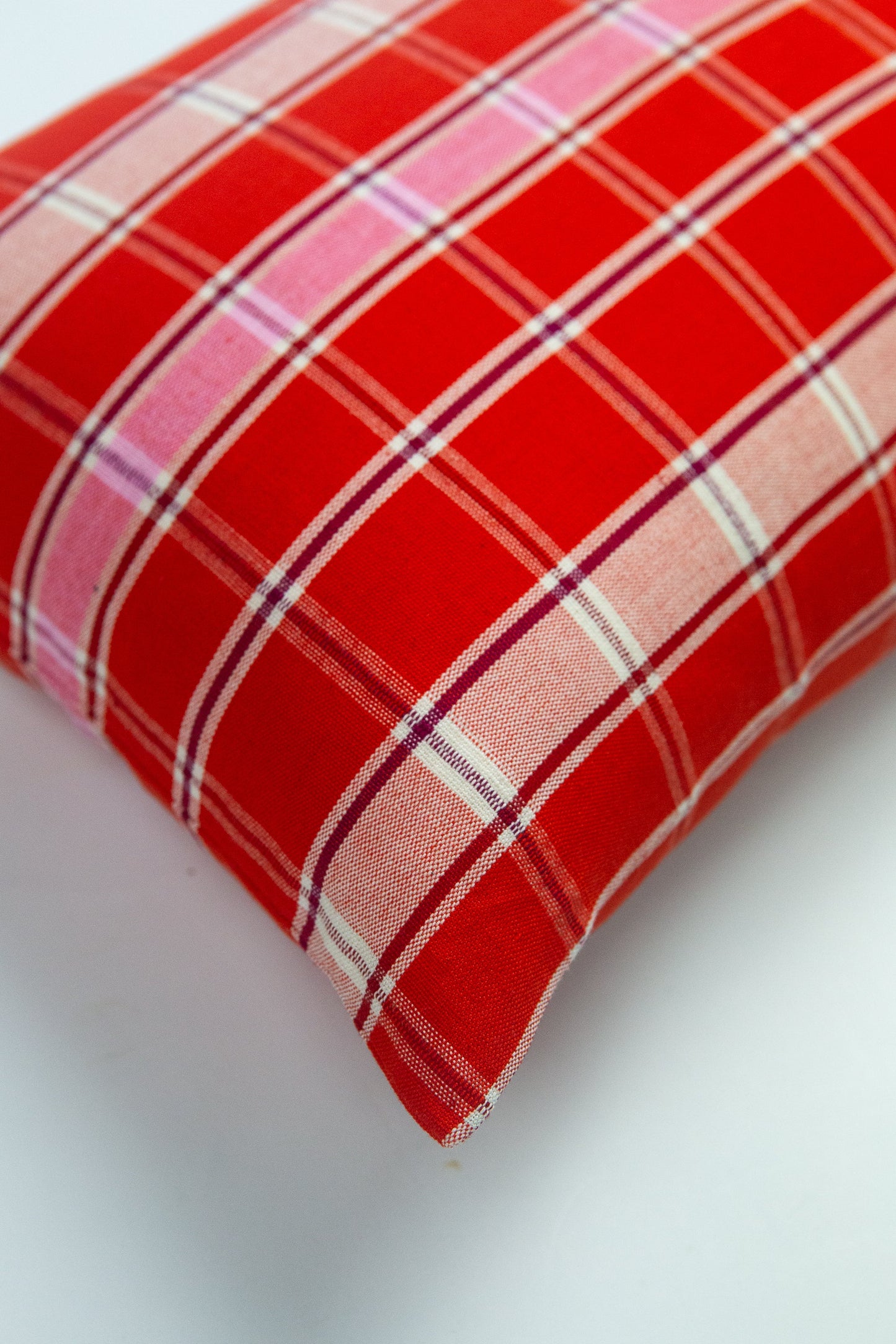 Camila Plaid Square Pillow