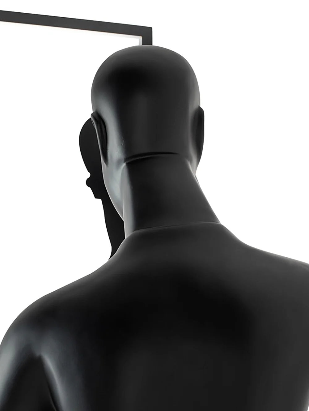 Human Mirror Sculpture Floor Lamp