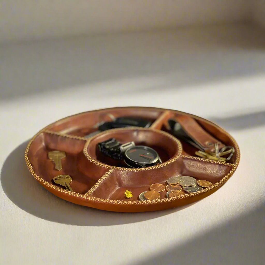 Bedroom Bedding & Decor: Joyas | 10" Round Organizer Tray by Bati